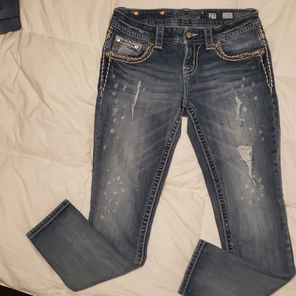 Miss me Jean's size 27/26 Ankle Skinny